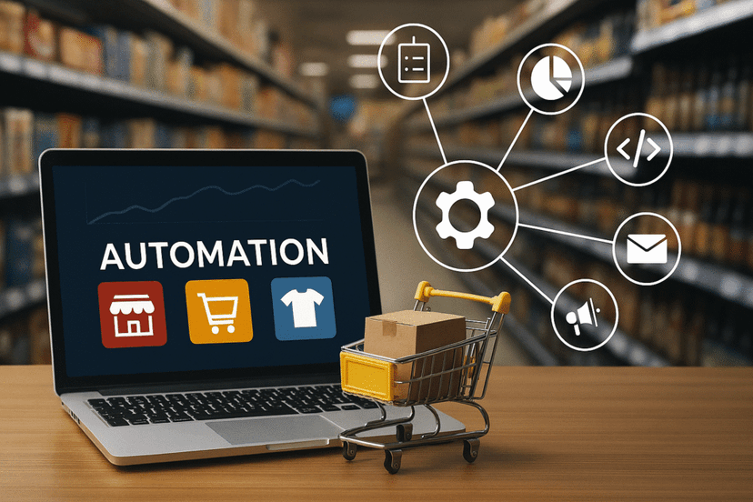 Flujo de automatizacion de contenido de producto desde catalogo centralizado hacia multiples retailers y marketplaces