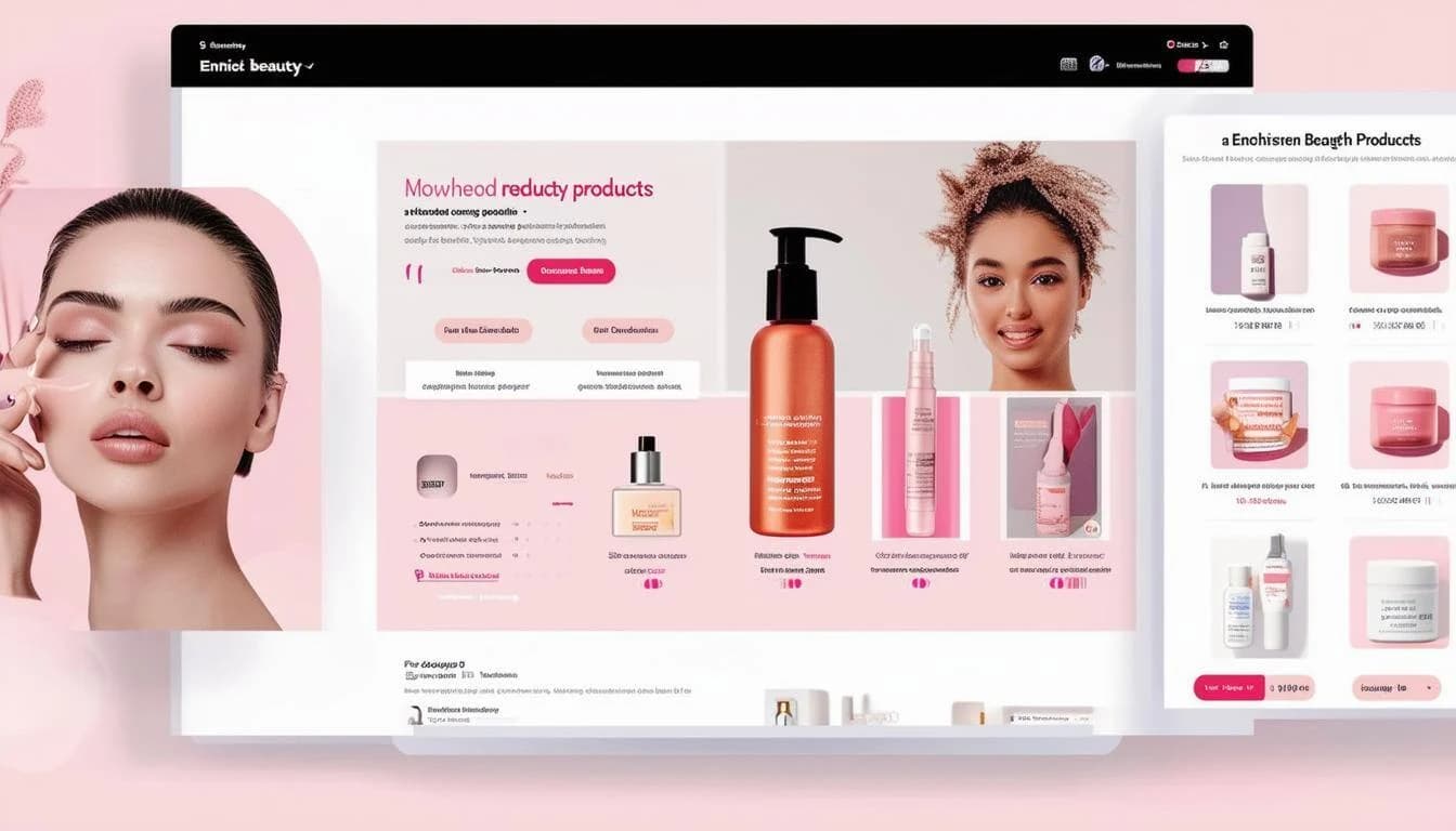 Ilustración sobre contenido enriquecido en belleza y cuidado personal para marcas que venden en retailers y marketplaces