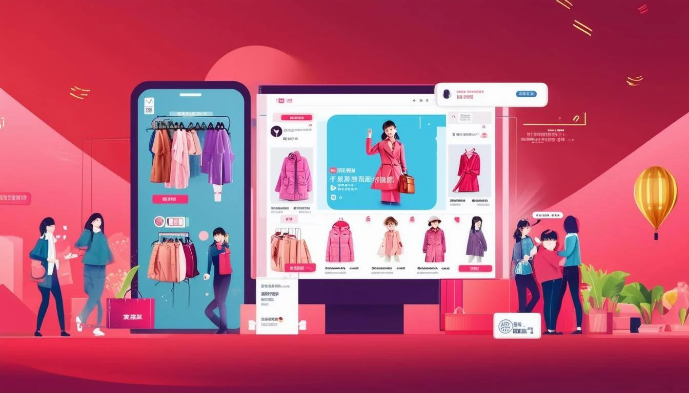 Ilustración sobre liveshopping en occidente para marcas que venden en retailers y marketplaces